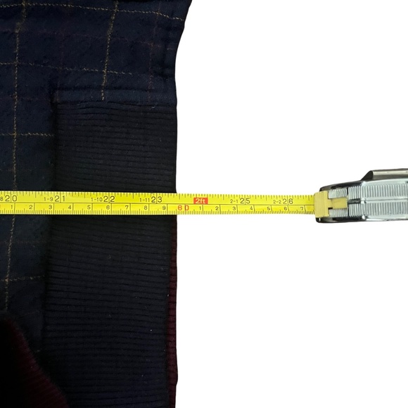 Ted Baker Navy Check Bomber Jacket - Picture 4 of 7